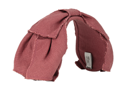Bottega Veneta Bow Head Band, Linen, Pink, MII, 3*